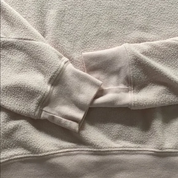 WILDFOX Womens Pink Pulllover Stop Judging Me Baggy Beach Jumper XS - Picture 5 of 5